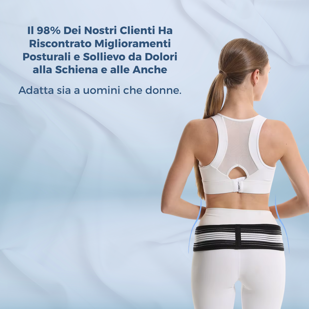 OrtoPlus™ - Cintura Lombare Per Mal di Schiena e Sciatica