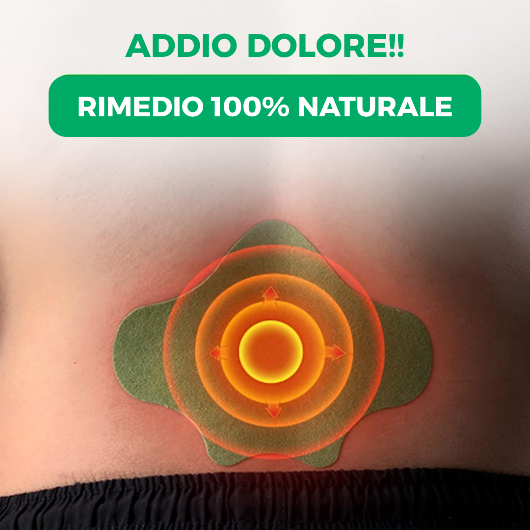 OrtoPlus™ - Cerotti Lombari Per Alleviare Il Mal di Schiena - 12pz