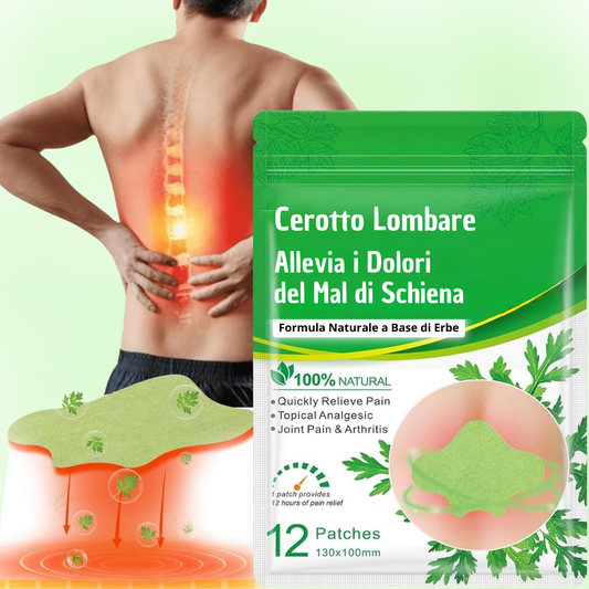 OrtoPlus™ - Cerotti Lombari Per Alleviare Il Mal di Schiena - 12pz