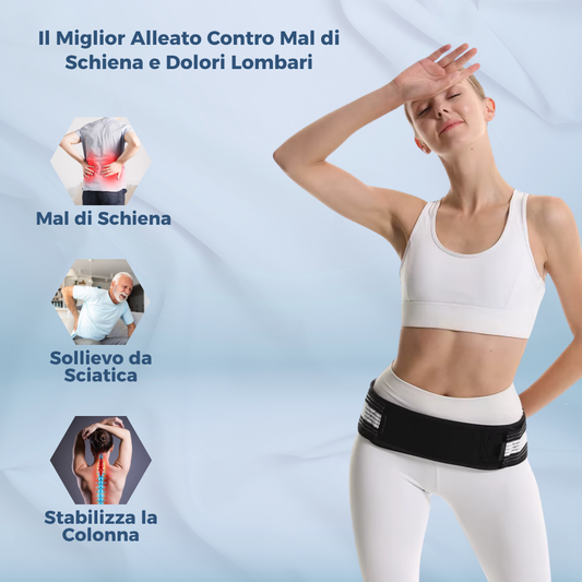 OrtoPlus™ - Cintura Lombare Per Mal di Schiena e Sciatica